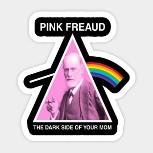 pink freud Sticker